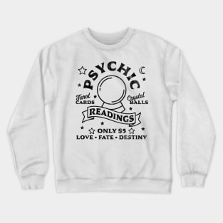 Gypsy Fortune Teller Psychic Readings Tarot Crystal Ball Crewneck Sweatshirt